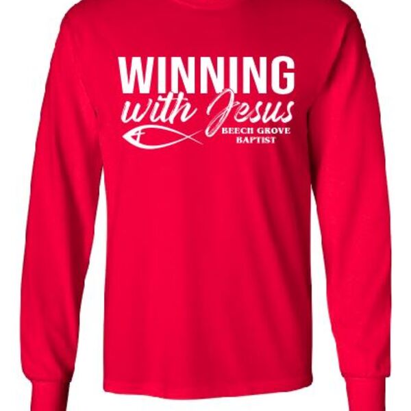 WINNING WITH JESUS LONG SLEEVE Thumbnail