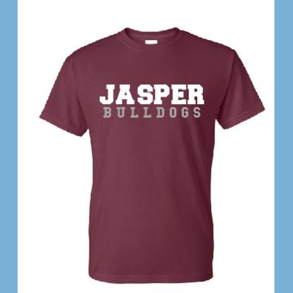 JASPER BULLDOGS MAROON SHORT SLEEVE Thumbnail