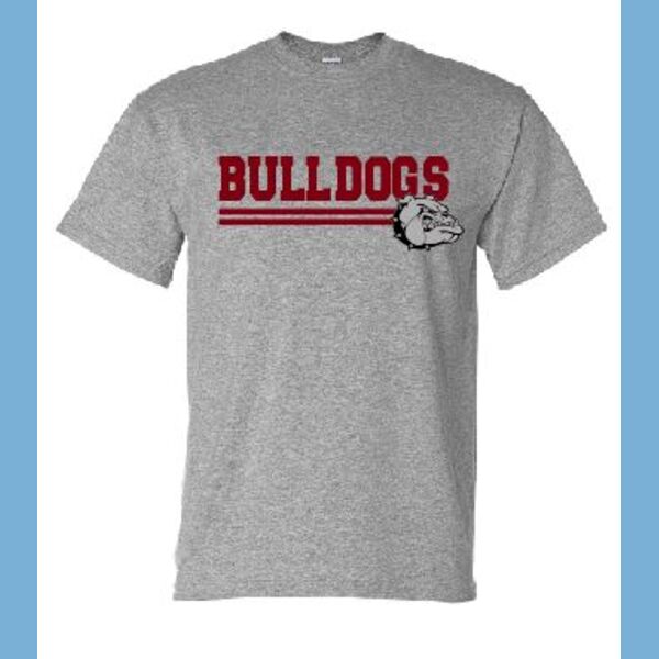 JASPER BULLDOGS GREY SHORT SLEEVE Thumbnail