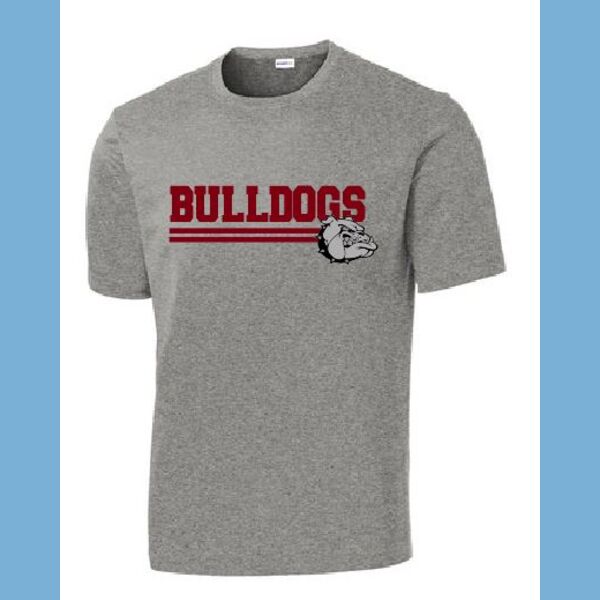 JASPER BULLDOGS GREY DRI FIT SHORT SLEEVE Thumbnail