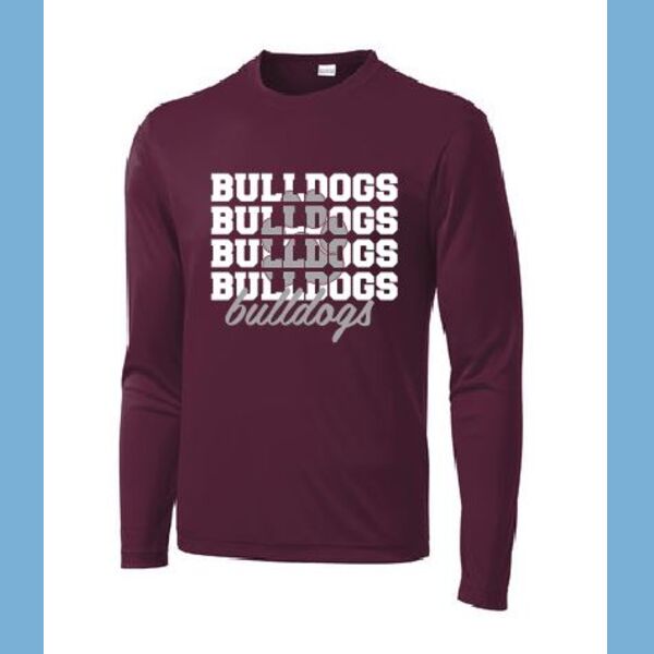 JASPER BULLDOGS PAW DRI FIT LONG SLEEVE Thumbnail