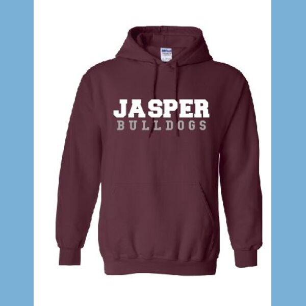 JASPER BULLDOGS MAROON HOODIE Thumbnail