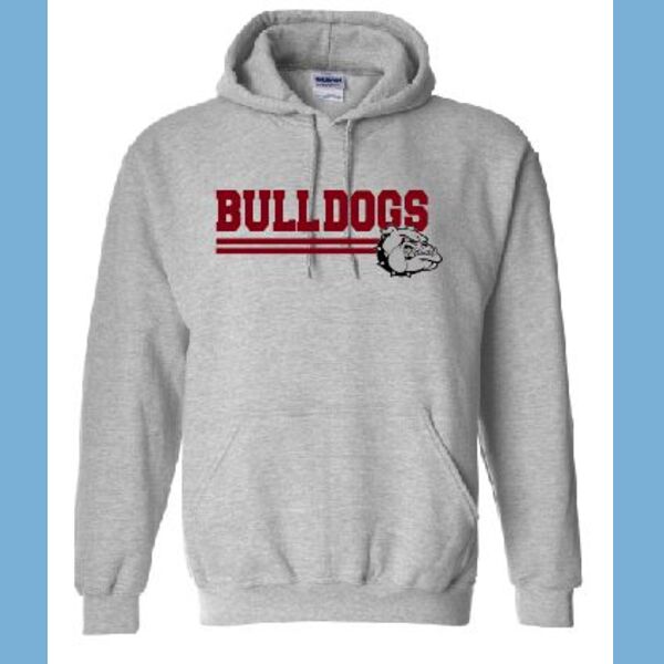 JASPER BULLDOGS GREY HOODIE Thumbnail