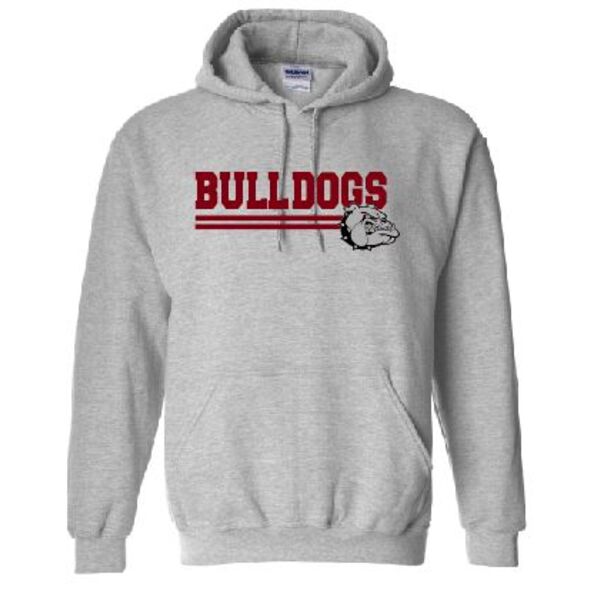 JASPER BULLDOGS GREY HOODIE Thumbnail