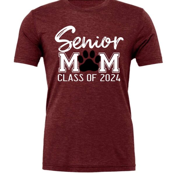 Senior Mom '24 Bella Canvas Shirt Thumbnail