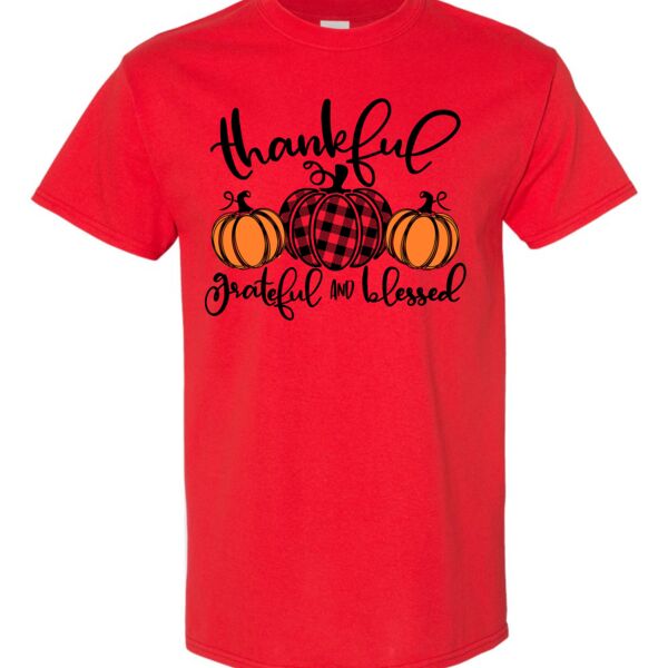 Thankful Grateful and Blessed Shirt Thumbnail