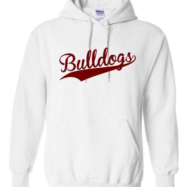 White Bulldog Hoodie  Thumbnail