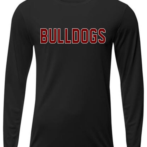 Black Bulldog Longsleeve Drifit Thumbnail