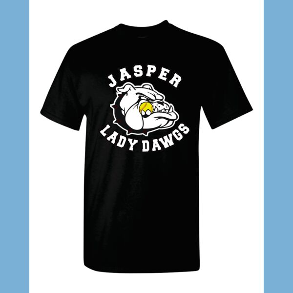 BULLDOG SOFTBALL TSHIRT -BLACK Thumbnail