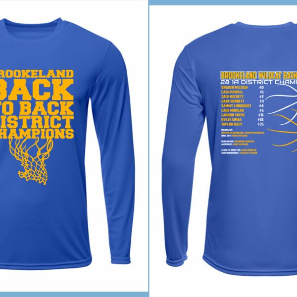 Back to Back District Champions Longsleeve Drifit Thumbnail