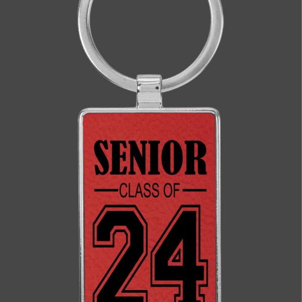 Leather Senior C/O 24 Keychain Thumbnail