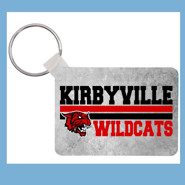 Sublimated Rectangular Keychain Thumbnail