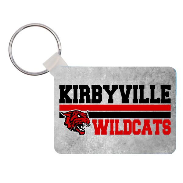 Sublimated Rectangular Keychain Thumbnail