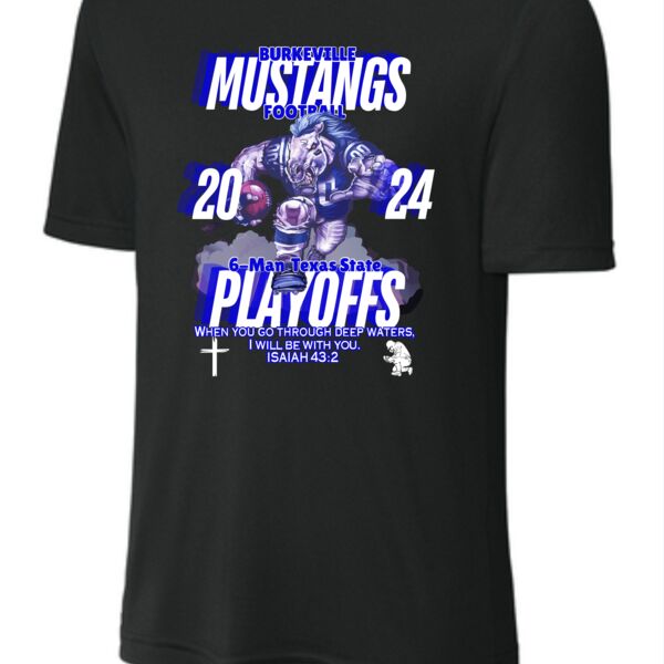 Burkeville Football Drifit Shortsleeve Thumbnail