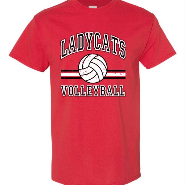 Ladycats Volleyball Tshirt Thumbnail