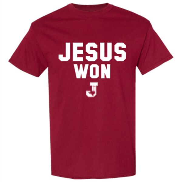 Jesus Won cotton shirt Thumbnail