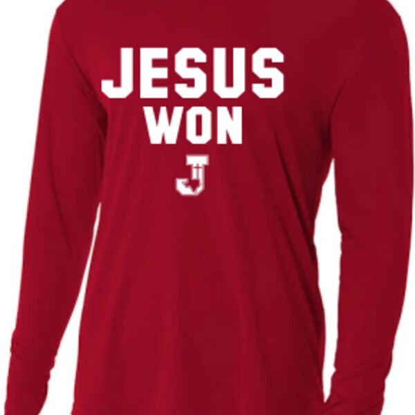 Jesus Won Dri-fit long sleeve shirt Thumbnail