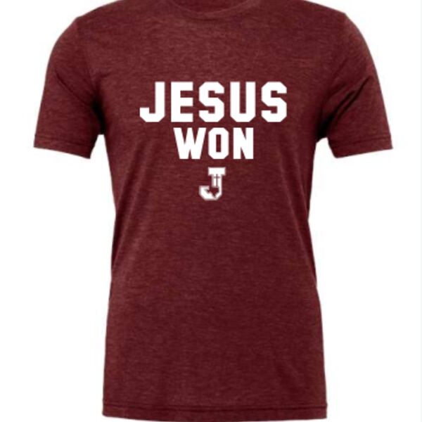 Jesus Won Bella+Canvas shirt Thumbnail