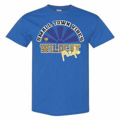 Wildcats Small Town Vibes short sleeve Thumbnail
