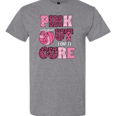 Volleyball Pink Out cotton Thumbnail