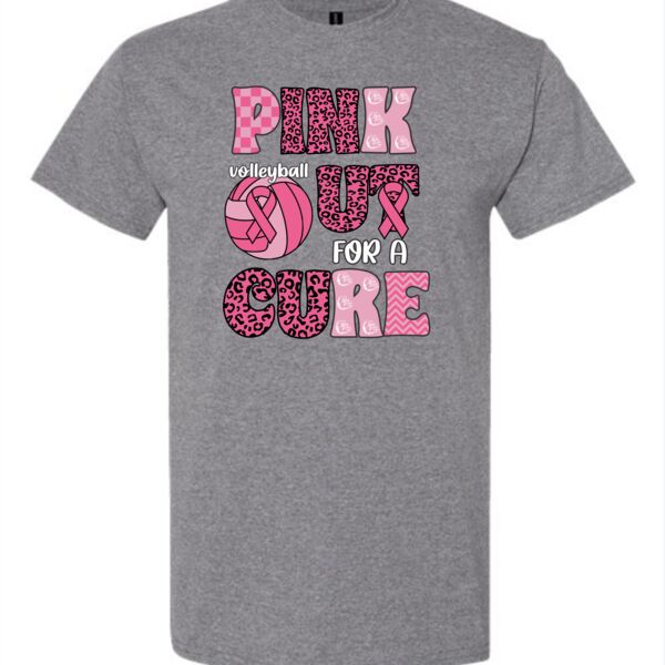 Volleyball Pink Out cotton Thumbnail