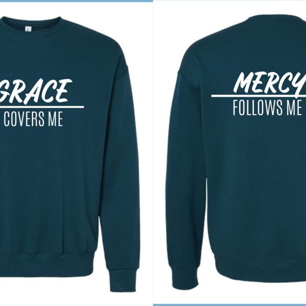 Grace Covers Me Drop Shoulder Crewneck Sweatshirt Thumbnail