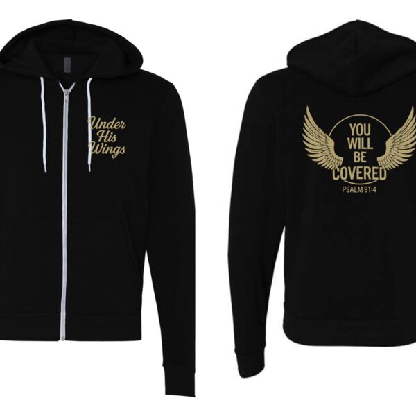 Under His Wings Full-Zip Hoodie Sweatshirt Thumbnail