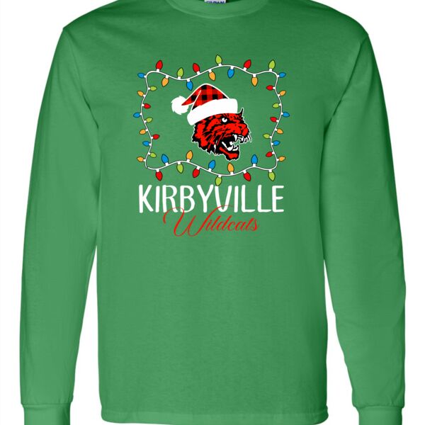 Wildcats Santa long sleeve Thumbnail