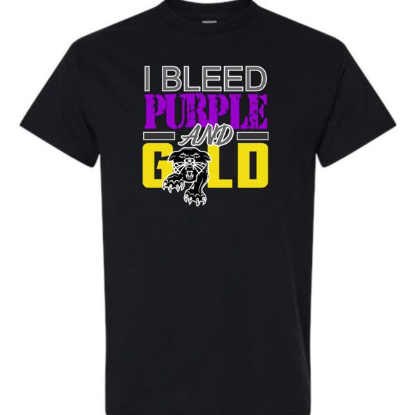 I Bleed Purple and Gold shirt Thumbnail