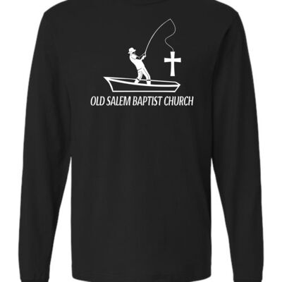 Old Salem Baptist Church White design long sleeve 2026  Thumbnail