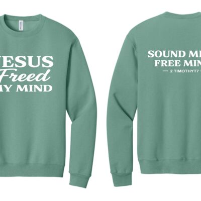 Jesus Freed My Mind Sweatshirt Thumbnail