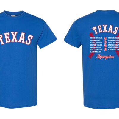 Texas Rangers Parent Tshirt  Thumbnail