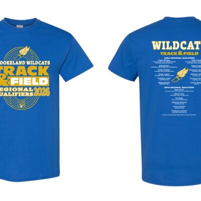 Regional Qualifiers Track and Field TShirt Thumbnail