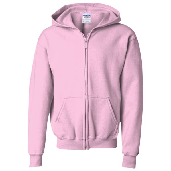 Heavy Blend Youth Full-Zip Hooded Sweatshirt Thumbnail