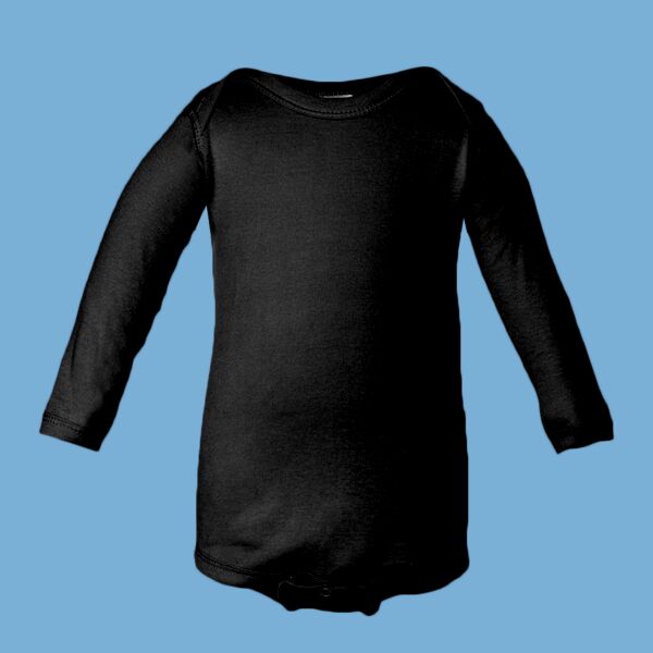 Infant Long Sleeve Baby Rib Bodysuit Thumbnail