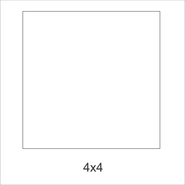 Thin Metal Sign 4x4 Thumbnail