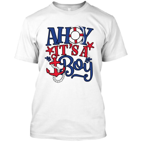 Ahoy it's a Boy Tshirt  Thumbnail
