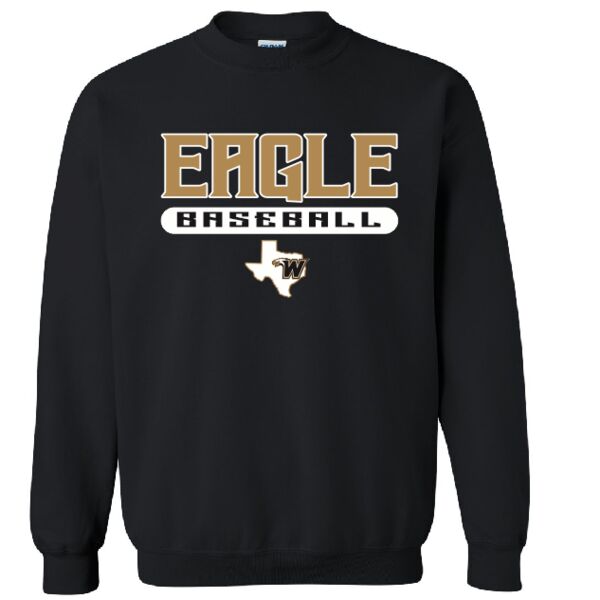 Eagle Baseball Crewneck Sweatshirt Thumbnail