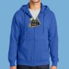 Tall Essential Fleece Full Zip Hooded Sweatshirt Thumbnail