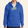 Tall Essential Fleece Full Zip Hooded Sweatshirt Thumbnail