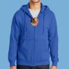 Tall Essential Fleece Full Zip Hooded Sweatshirt Thumbnail