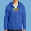 Tall Essential Fleece Full Zip Hooded Sweatshirt Thumbnail