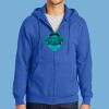 Tall Essential Fleece Full Zip Hooded Sweatshirt Thumbnail