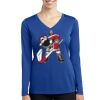 Ladies Long Sleeve PosiCharge ® Competitor V Neck Tee Thumbnail
