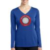Ladies Long Sleeve PosiCharge ® Competitor V Neck Tee Thumbnail