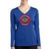 Ladies Long Sleeve PosiCharge ® Competitor V Neck Tee Thumbnail