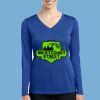 Women's Long Sleeve PosiCharge ® Competitor V Neck Tee Thumbnail