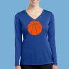 Women's Long Sleeve PosiCharge ® Competitor V Neck Tee Thumbnail