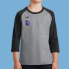 Youth Core Blend 3/4 Sleeve Raglan Tee Thumbnail