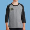 Youth Core Blend 3/4 Sleeve Raglan Tee Thumbnail